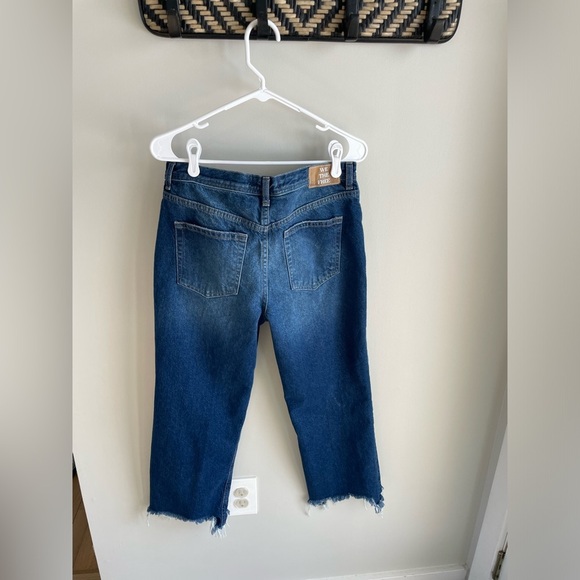 Free People We The Free The Maggie Mid-Rise Straight Leg Frayed Jeans - Size 30 - Picture 13 of 16